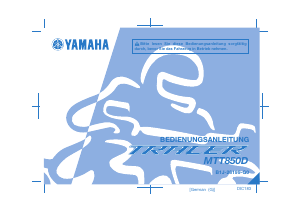 Bedienungsanleitung Yamaha Tracer 900 GT (2018) Motorrad