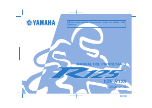 Manual de uso Yamaha YZF-R125 (2010) Motocicleta
