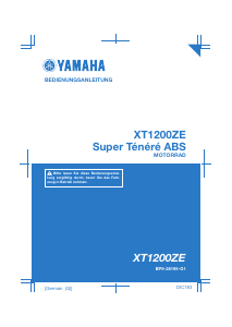 Bedienungsanleitung Yamaha XT1200ZE (2019) Motorrad