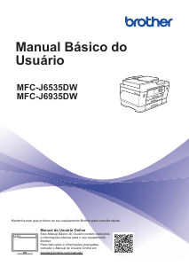Manual Brother MFC-J6935DW Impressora multifunções