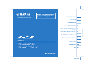 Bedienungsanleitung Yamaha YZF-R1M (2020) Motorrad