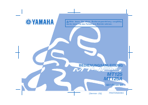 Bedienungsanleitung Yamaha MT125 (2015) Motorrad