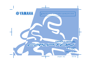 Manual Yamaha T110C (2013) Motorcycle