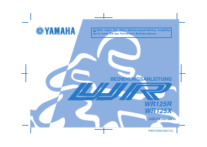 Bedienungsanleitung Yamaha WR125X (2011) Motorrad