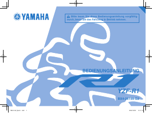 Bedienungsanleitung Yamaha YZF-R1 (2019) Motorrad