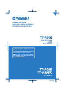 Bedienungsanleitung Yamaha TT-R50E (2019) Motorrad