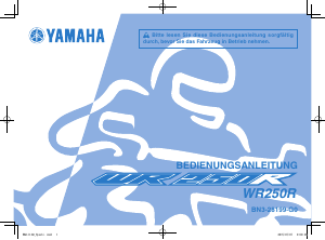 Bedienungsanleitung Yamaha WR250R (2016) Motorrad