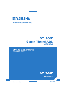 Bedienungsanleitung Yamaha XT1200Z (2017) Motorrad