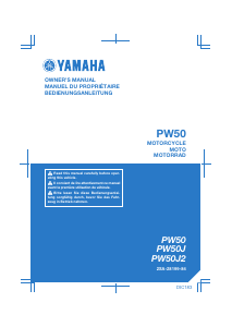 Bedienungsanleitung Yamaha PW50 (2018) Motorrad