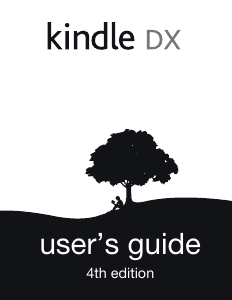 Manual Amazon Kindle DX (4th gen) E-Reader