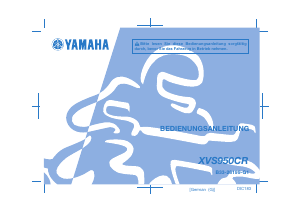 Bedienungsanleitung Yamaha XVS950CR (2016) Motorrad
