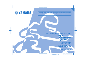Bedienungsanleitung Yamaha Tenere 700 (2020) Motorrad