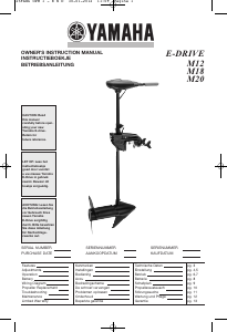 Handleiding Yamaha M18 (2018) Buitenboordmotor