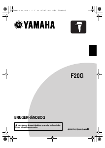Brugsanvisning Yamaha F20G (2019) Påhængsmotor