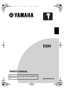 Handleiding Yamaha E60H (2018) Buitenboordmotor