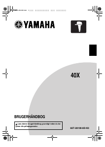 Brugsanvisning Yamaha 40X (2017) Påhængsmotor