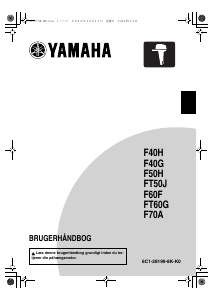 Brugsanvisning Yamaha F40H (2021) Påhængsmotor