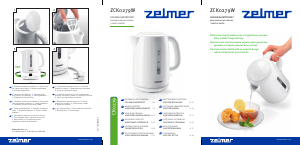 Instrukcja Zelmer ZCK0279W Czajnik