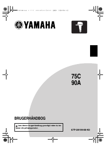 Brugsanvisning Yamaha 90A (2015) Påhængsmotor