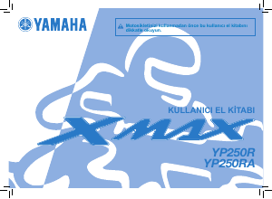Kullanım kılavuzu Yamaha X-max 250 (2010) Skuter