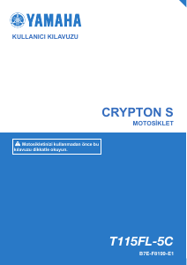 Kullanım kılavuzu Yamaha Crypton S (2018) Skuter