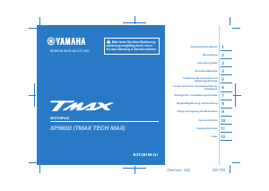 Bedienungsanleitung Yamaha TMax (2021) Roller