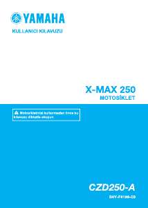 Kullanım kılavuzu Yamaha X-max 250 (2019) Skuter