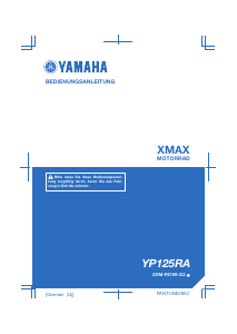 Bedienungsanleitung Yamaha X-max 125 (2017) Roller