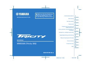 Bedienungsanleitung Yamaha Tricity 300 (2020) Roller