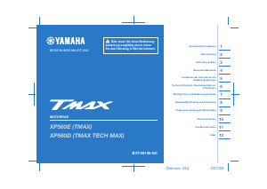 Bedienungsanleitung Yamaha TMax (2020) Roller