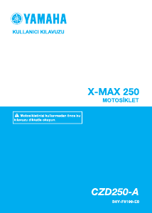 Kullanım kılavuzu Yamaha X-max 250 (2020) Skuter