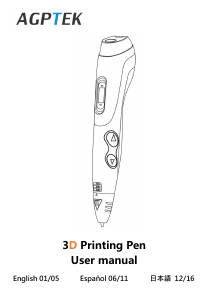 Manual AGPTEK 3DP1 3D Pen