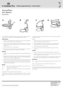 Manual Contacto 346 Can Opener