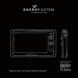 Mode d’emploi Energy Sistem 7502 Lecteur Mp3