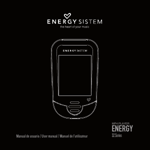 Manual de uso Energy Sistem 3204 Reproductor de Mp3