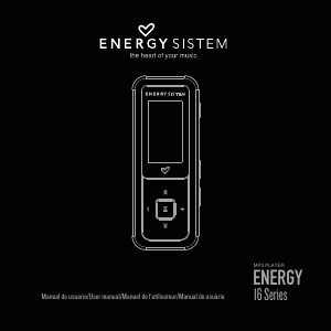 Manual de uso Energy Sistem 1604 Reproductor de Mp3