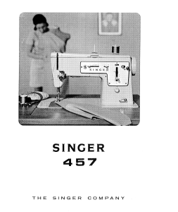 Manual Singer 457 Sewing Machine