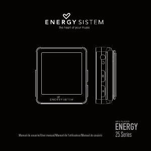 Mode d’emploi Energy Sistem 2508 Lecteur Mp3