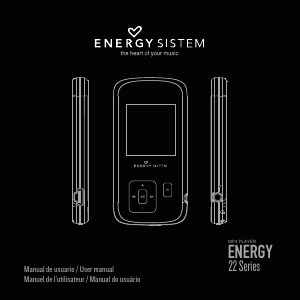 Manual de uso Energy Sistem 2202 Reproductor de Mp3