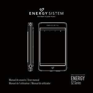 Mode d’emploi Energy Sistem 5216 Lecteur Mp3