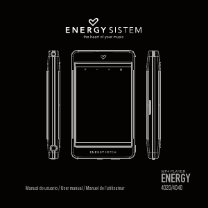 Manual de uso Energy Sistem 4040 Reproductor de Mp3