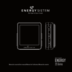 Manual de uso Energy Sistem 2504 Reproductor de Mp3