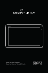 Mode d’emploi Energy Sistem s9 Tablette