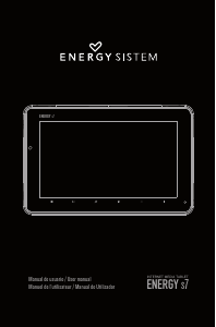 Mode d’emploi Energy Sistem s7 Tablette