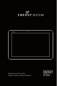 Handleiding Energy Sistem x10 Quad Tablet