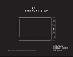 Manual Energy Sistem i504 Titanium Tablet