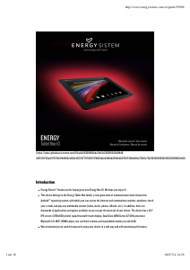 Manual Energy Sistem Neo 10 Tablet