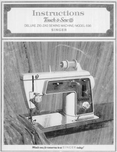 Manual Singer 636 Sewing Machine