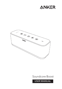 Bruksanvisning Anker A3145 SoundCore Boost Høyttaler