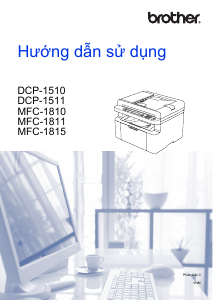 Hướng dẫn sử dụng Brother DCP-1511 Máy in đa chức năng